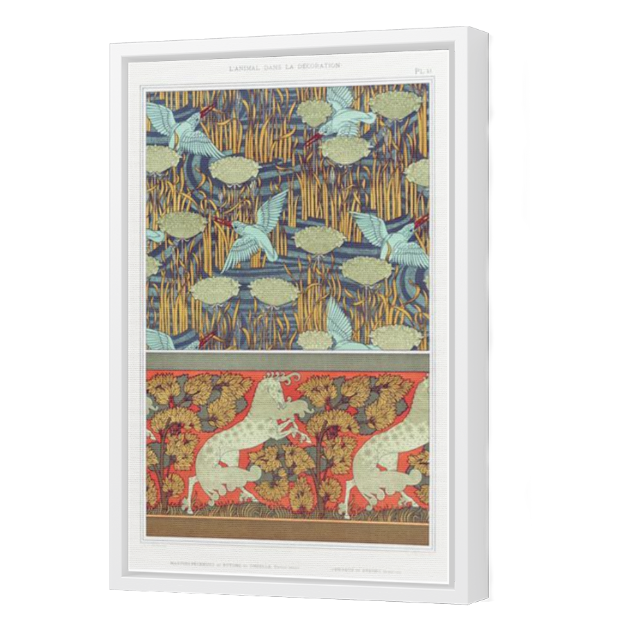 Thumbnail for Canvas - White Floating Frame