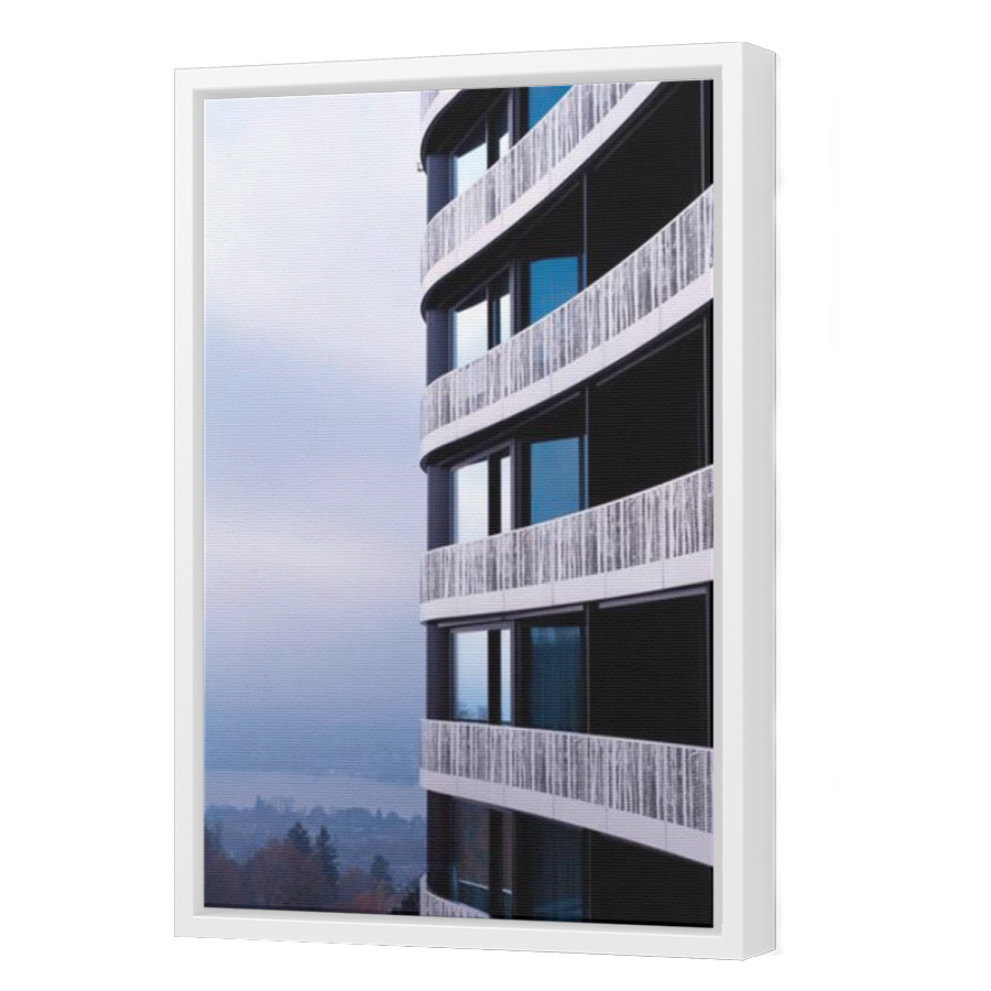 Thumbnail for Canvas - White Floating Frame