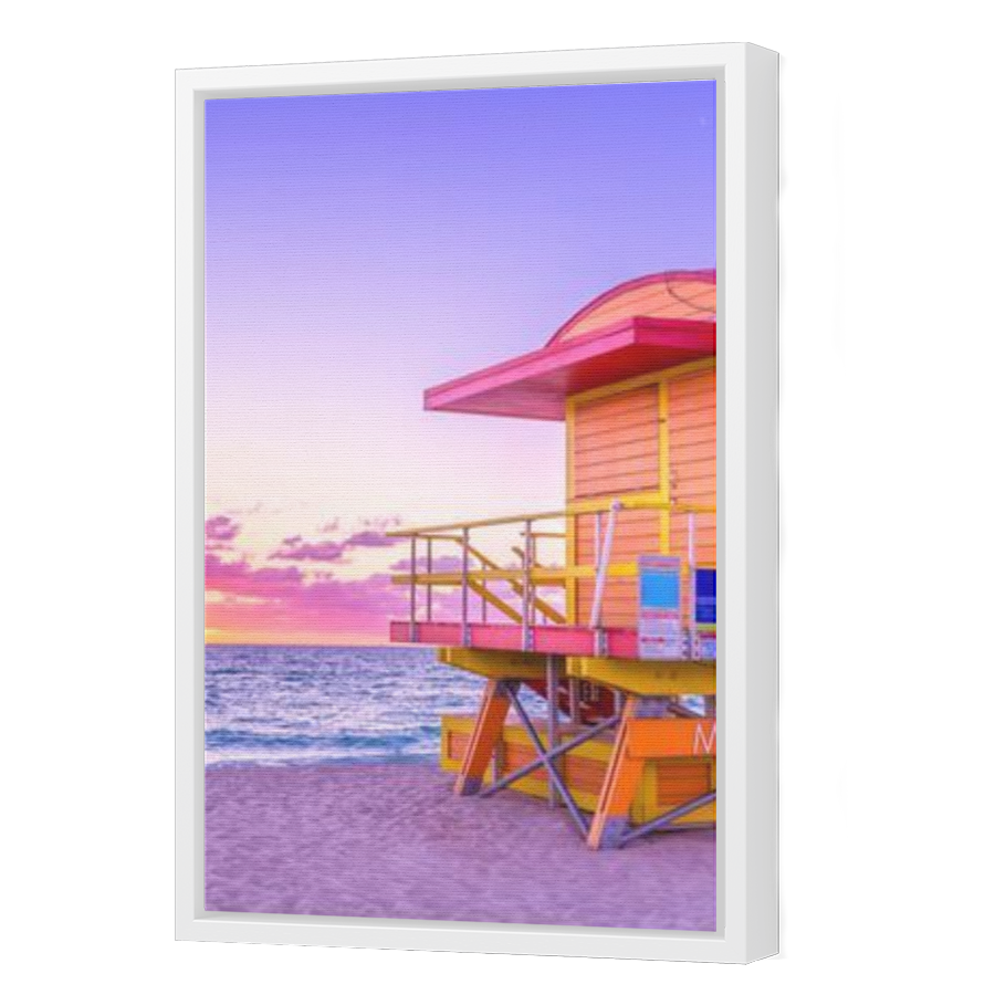 Thumbnail for Canvas - White Floating Frame