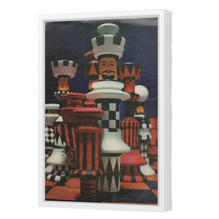 Thumbnail for Canvas - White Floating Frame