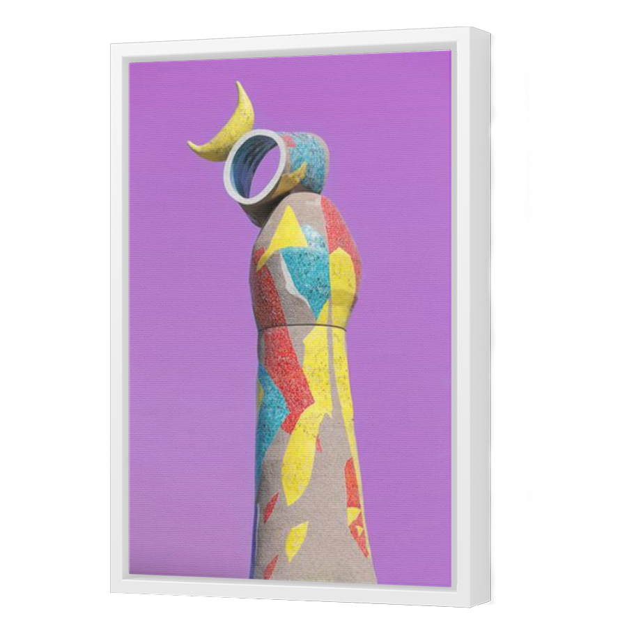 Thumbnail for Canvas - White Floating Frame