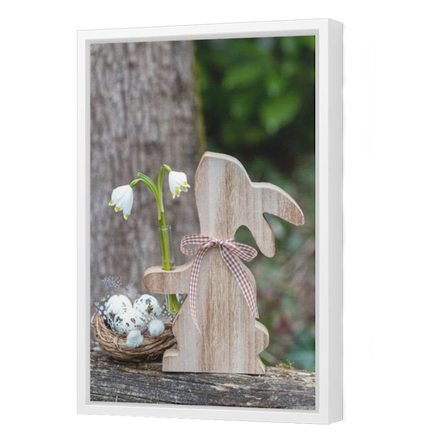 Thumbnail for Canvas - White Floating Frame