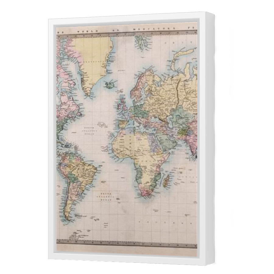 Thumbnail for Canvas - White Floating Frame