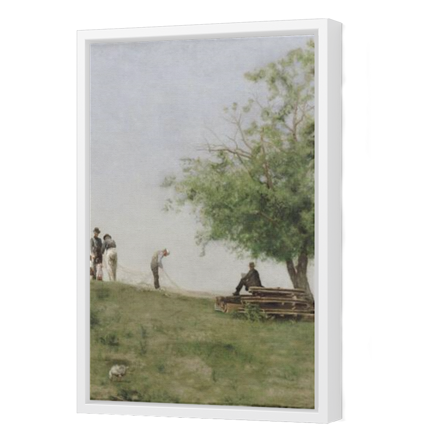 Thumbnail for Canvas - White Floating Frame