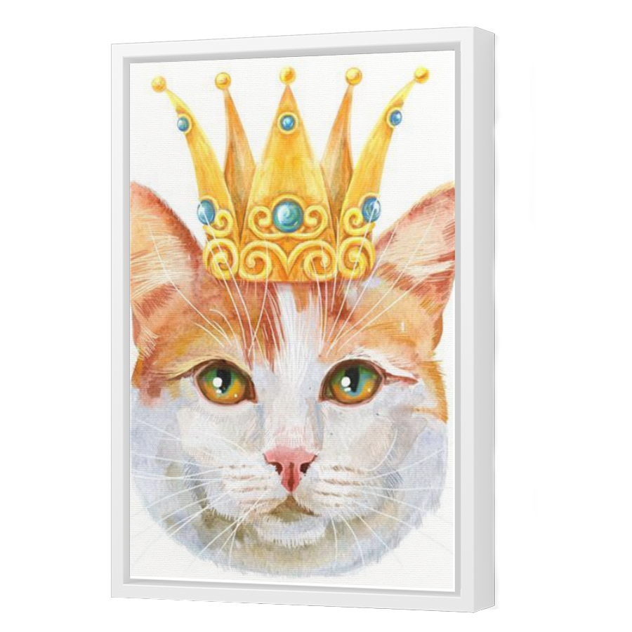 Thumbnail for Canvas - White Floating Frame
