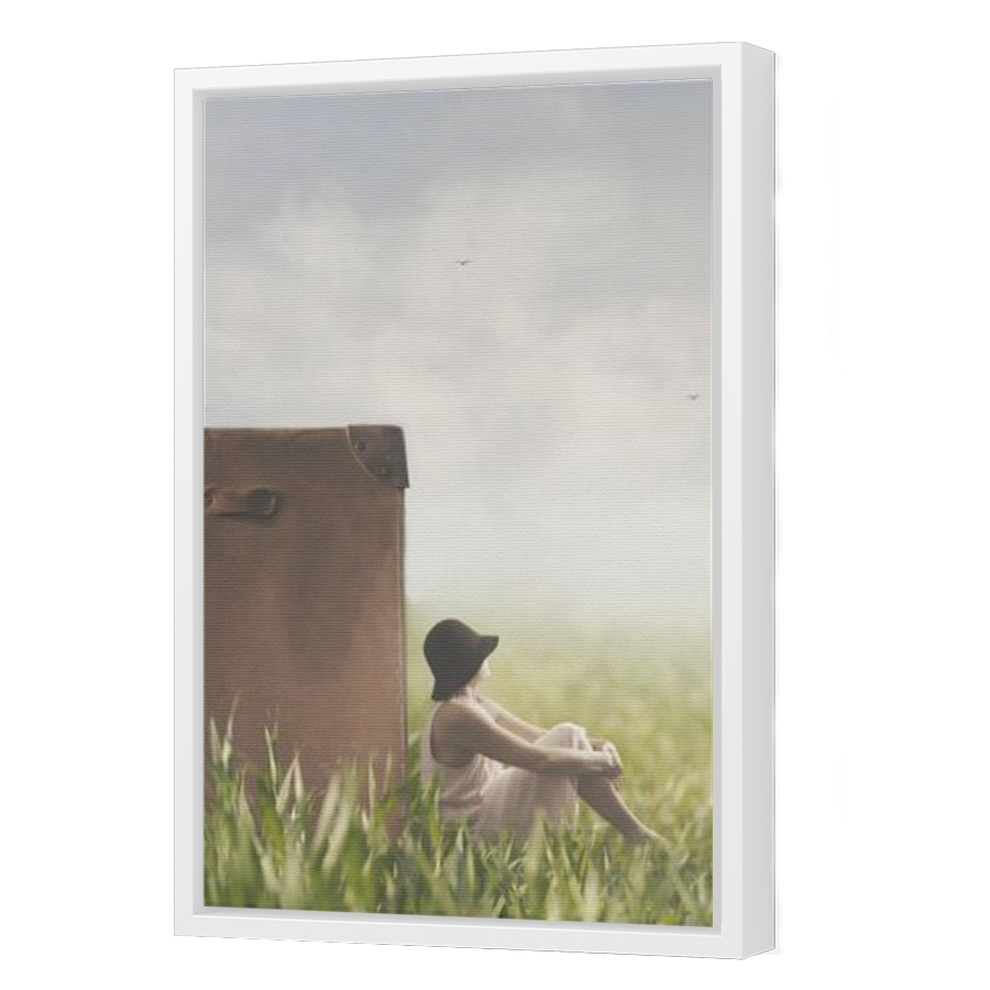 Thumbnail for Canvas - White Floating Frame