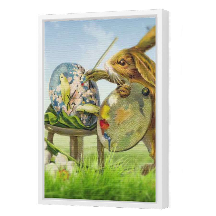 Thumbnail for Canvas - White Floating Frame