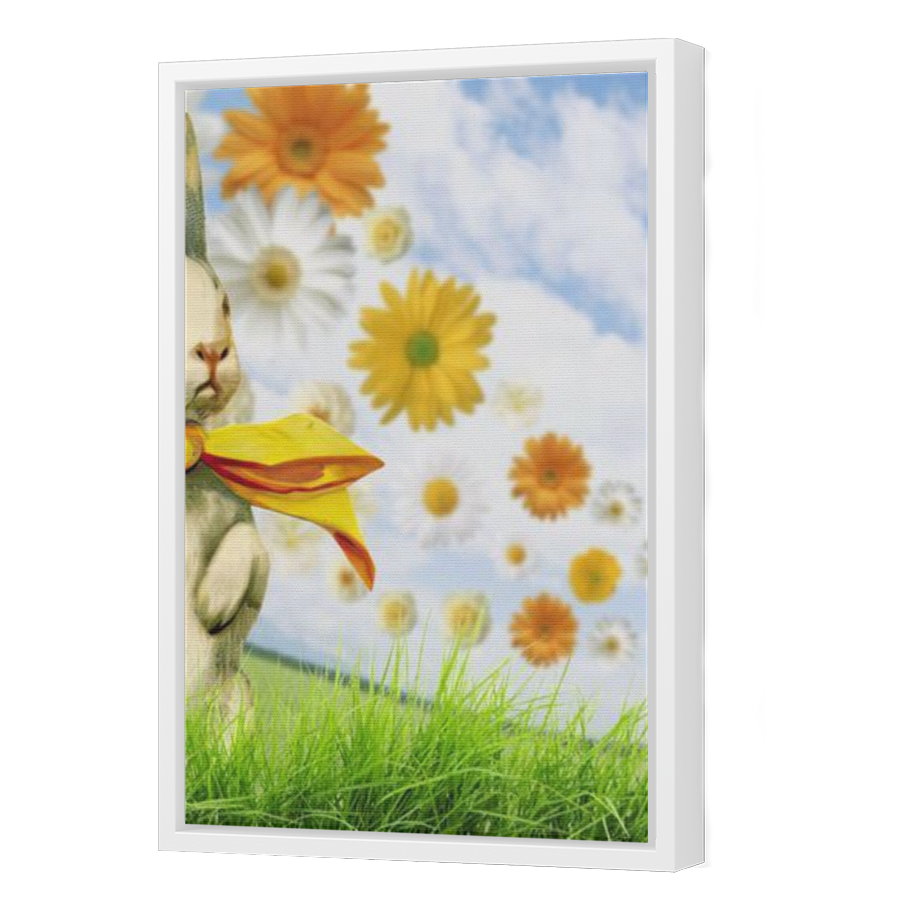 Thumbnail for Canvas - White Floating Frame
