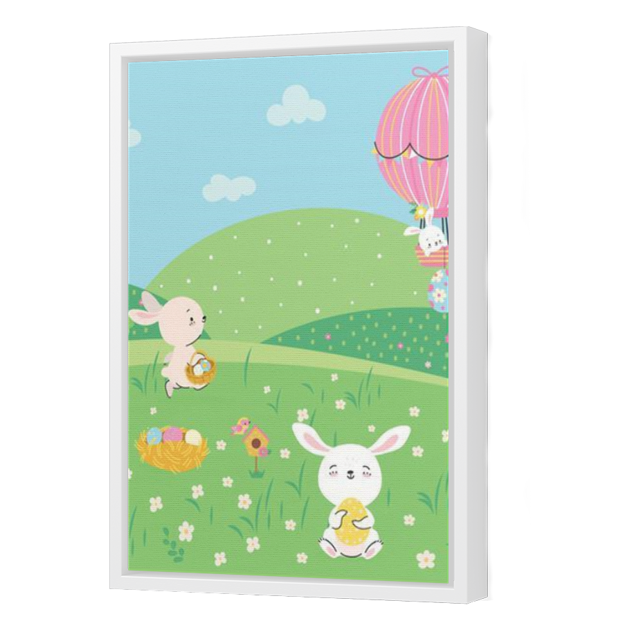 Thumbnail for Canvas - White Floating Frame