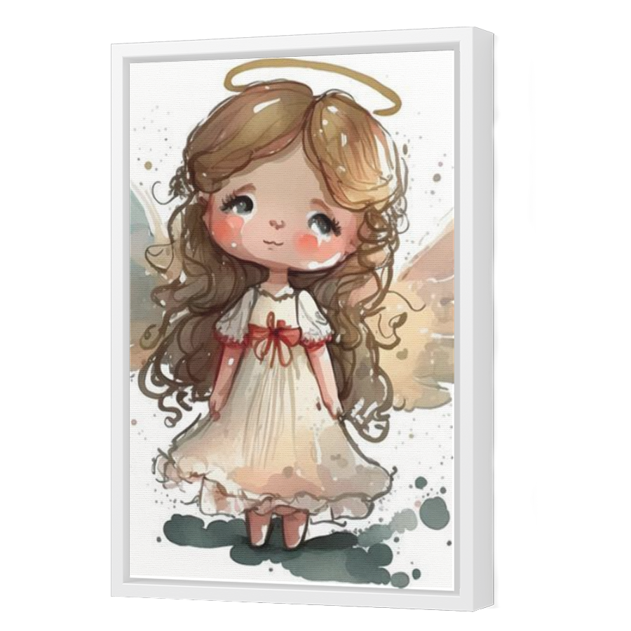 Thumbnail for Canvas - White Floating Frame