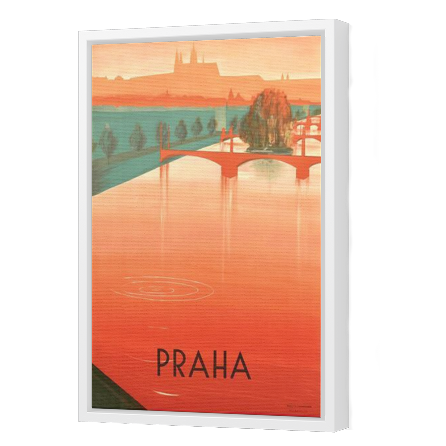 Thumbnail for Canvas - White Floating Frame