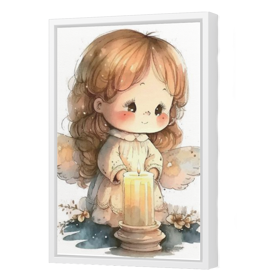Thumbnail for Canvas - White Floating Frame