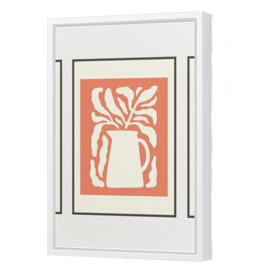 Thumbnail for Canvas - White Floating Frame
