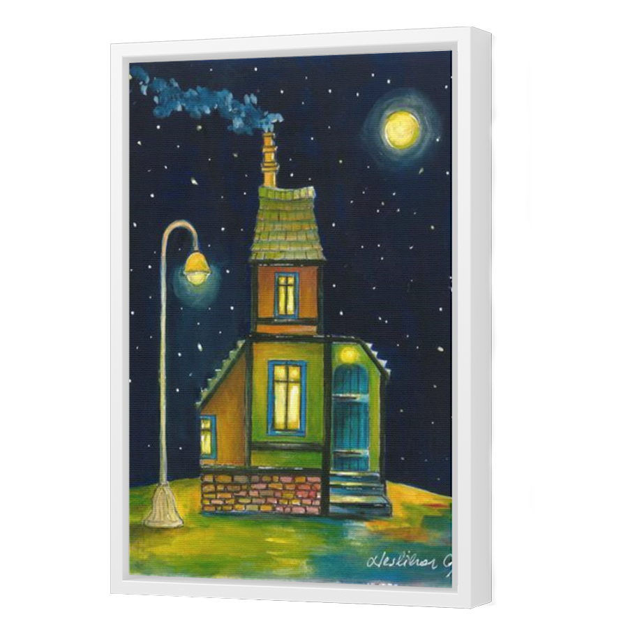 Thumbnail for Canvas - White Floating Frame