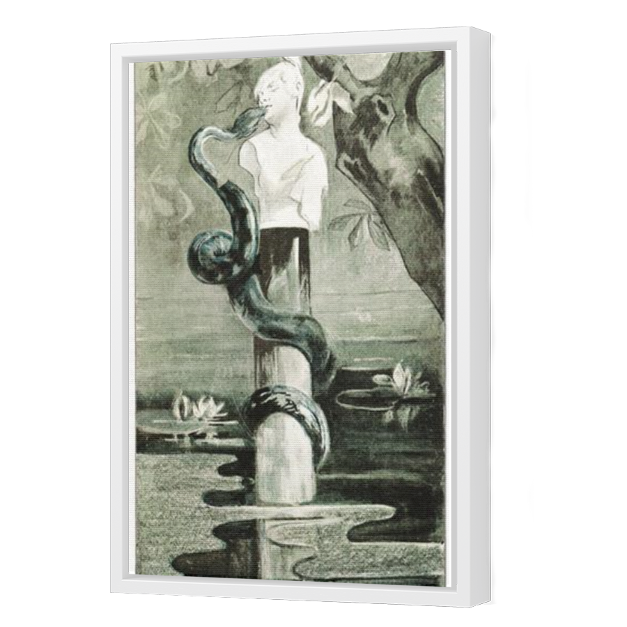 Thumbnail for Canvas - White Floating Frame
