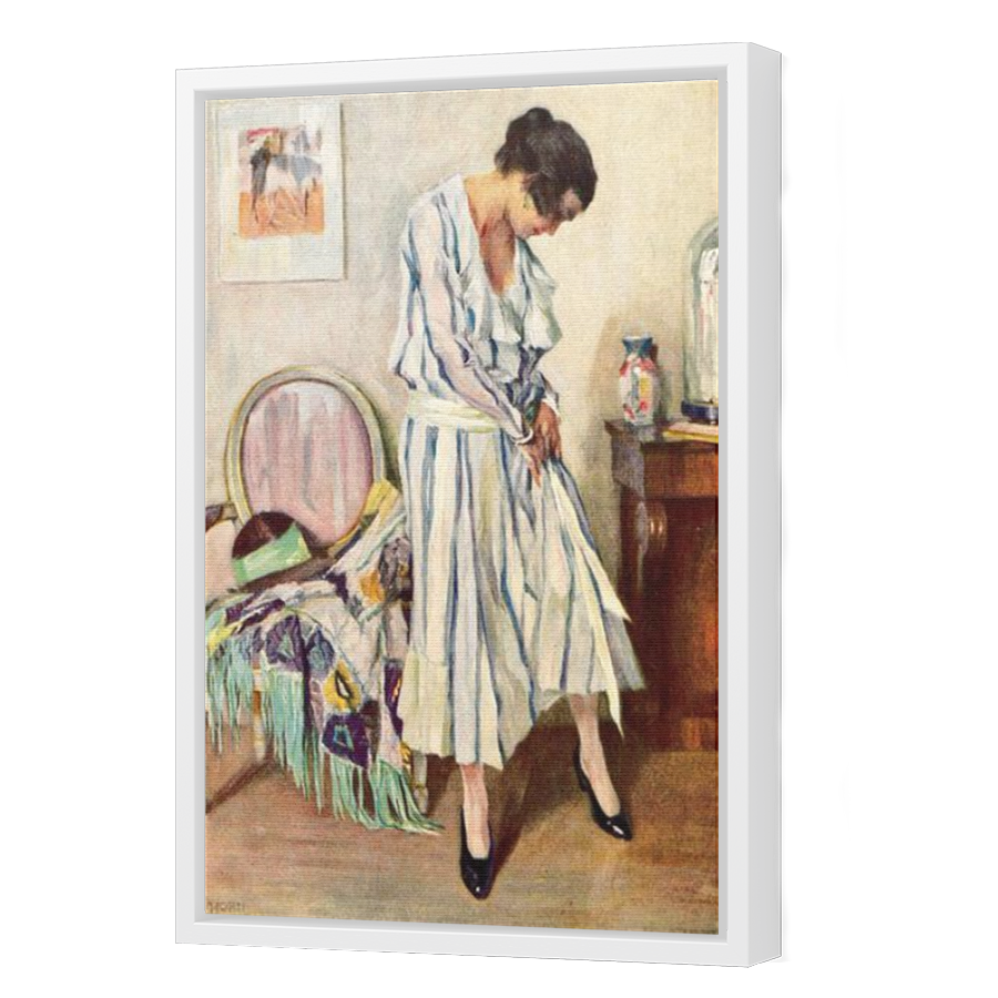 Thumbnail for Canvas - White Floating Frame