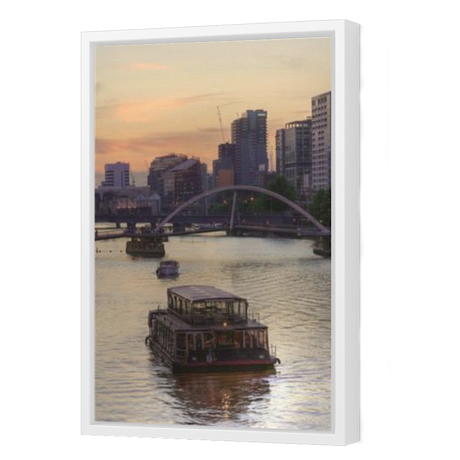 Thumbnail for Canvas - White Floating Frame