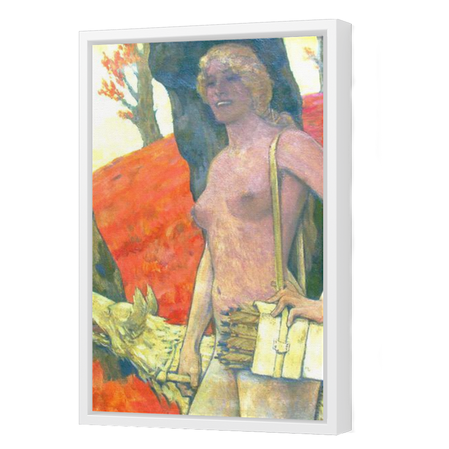 Thumbnail for Canvas - White Floating Frame
