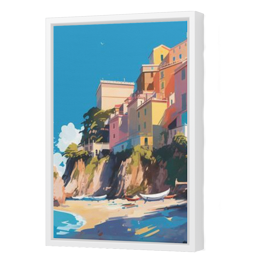 Thumbnail for Canvas - White Floating Frame
