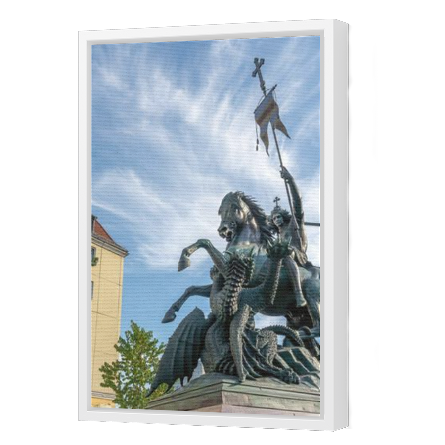 Thumbnail for Canvas - White Floating Frame