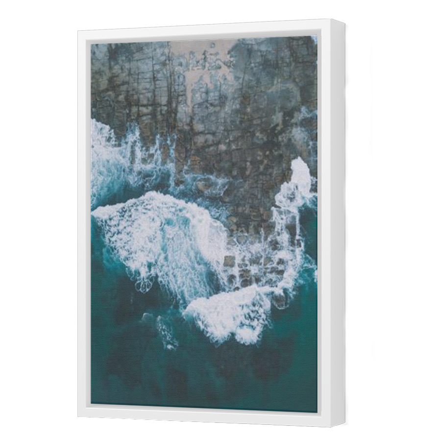 Thumbnail for Canvas - White Floating Frame