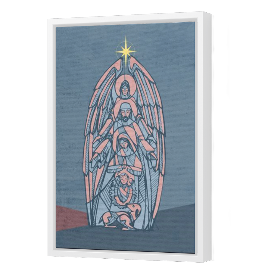 Thumbnail for Canvas - White Floating Frame