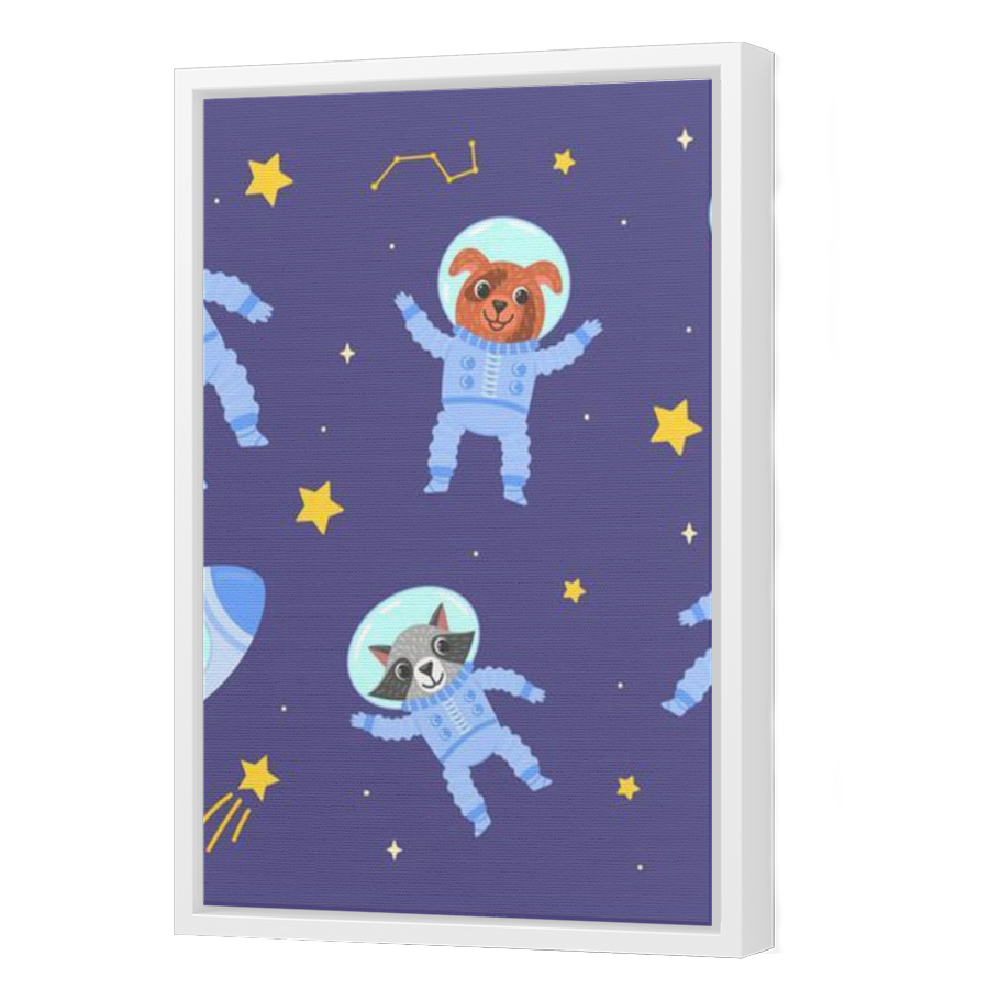 Thumbnail for Canvas - White Floating Frame