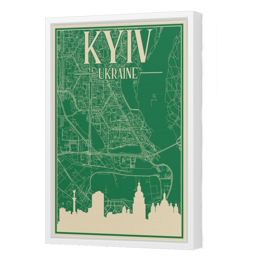 Thumbnail for Canvas - White Floating Frame
