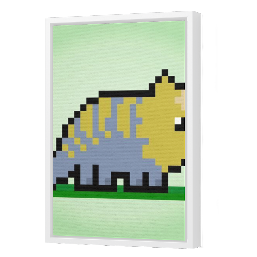 Thumbnail for Canvas - White Floating Frame