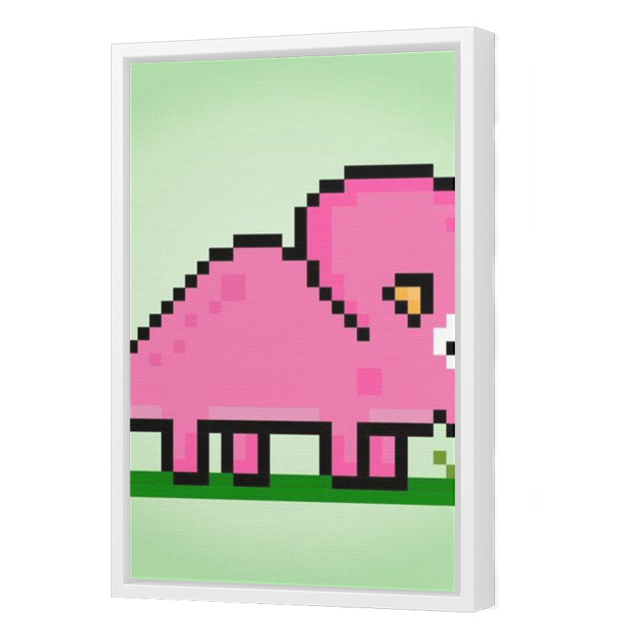 Thumbnail for Canvas - White Floating Frame