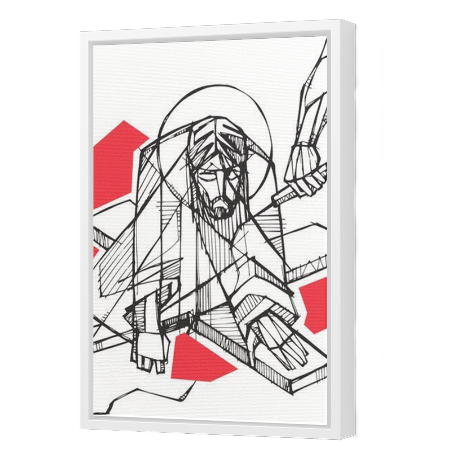 Thumbnail for Canvas - White Floating Frame