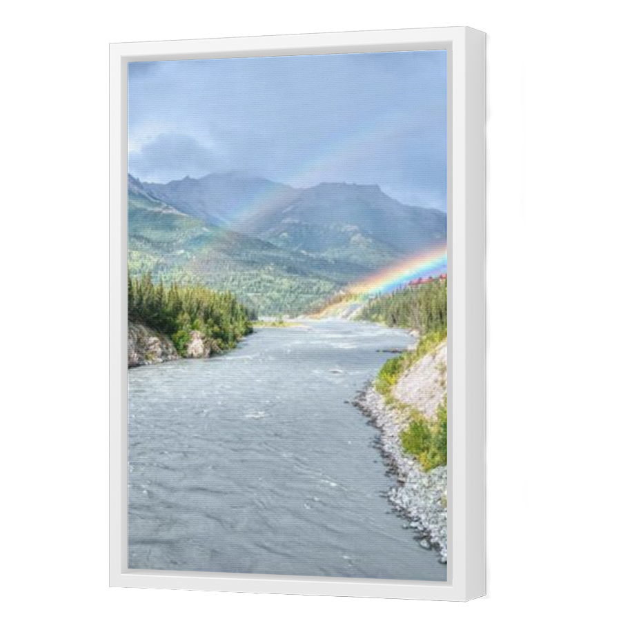 Thumbnail for Canvas - White Floating Frame