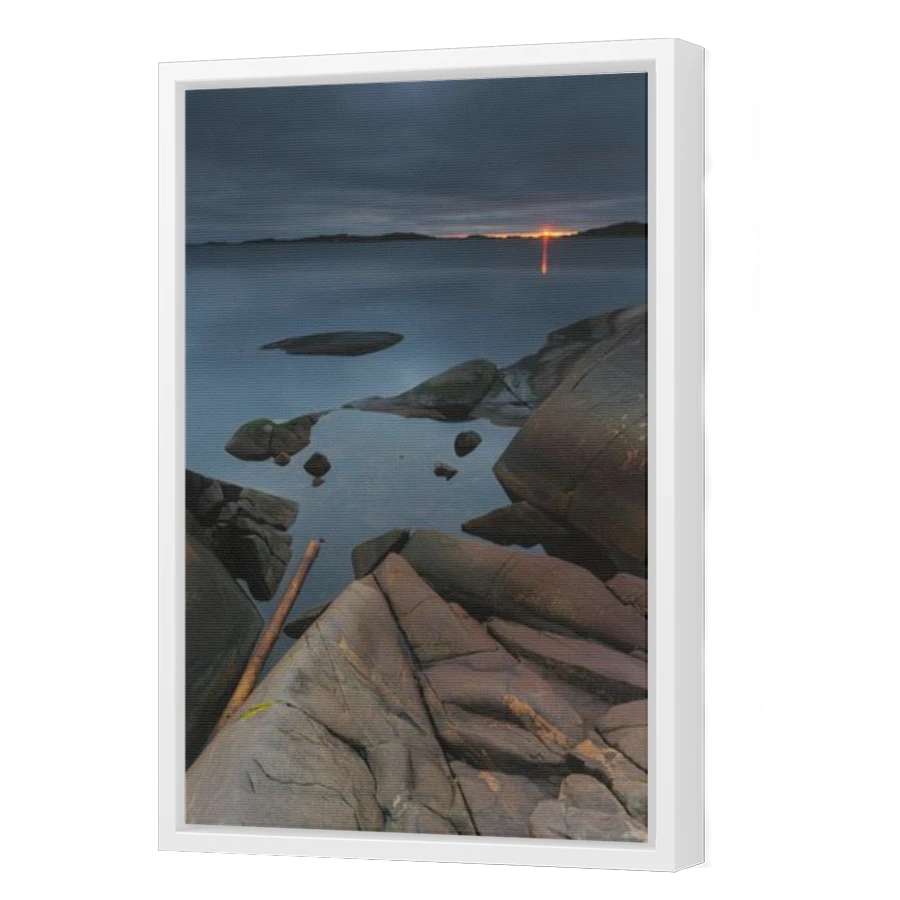 Thumbnail for Canvas - White Floating Frame