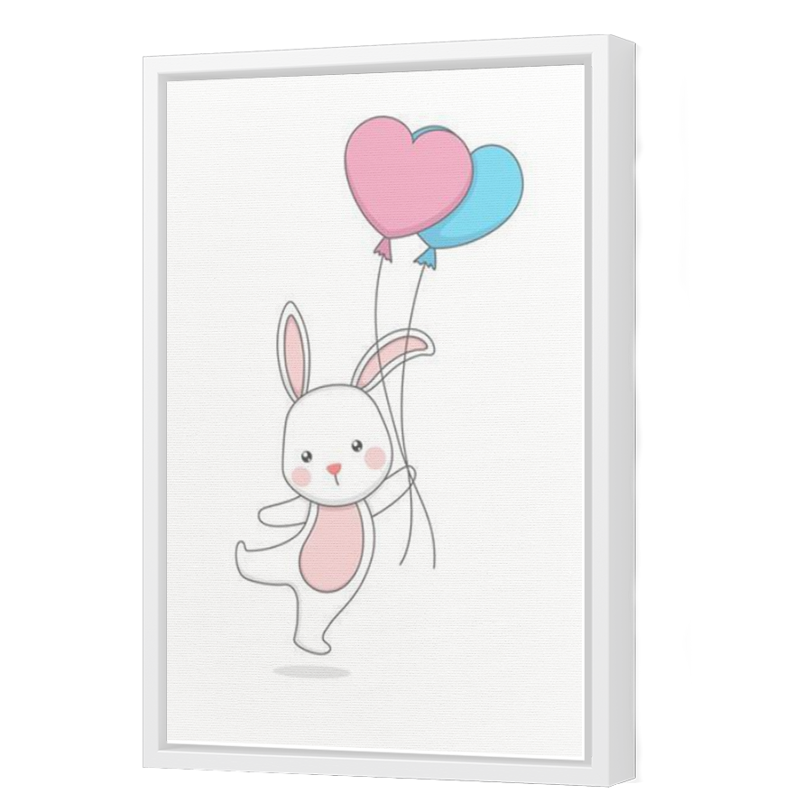 Thumbnail for Canvas - White Floating Frame