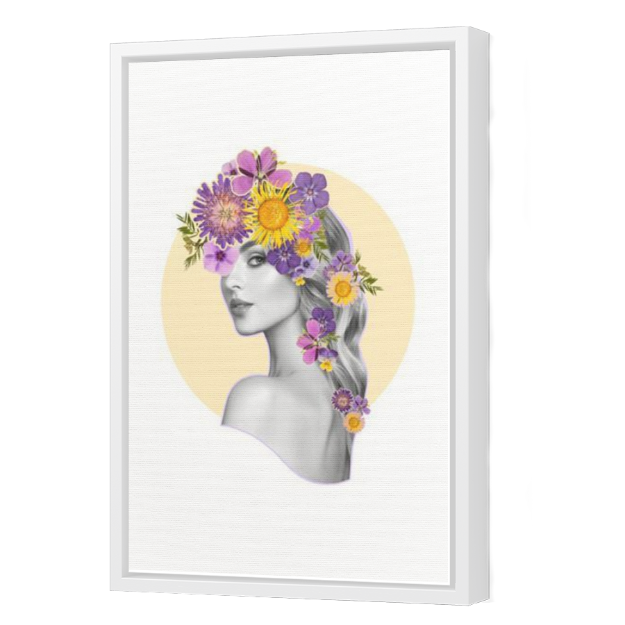 Thumbnail for Canvas - White Floating Frame