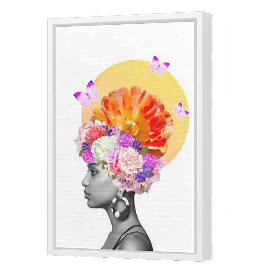 Thumbnail for Canvas - White Floating Frame
