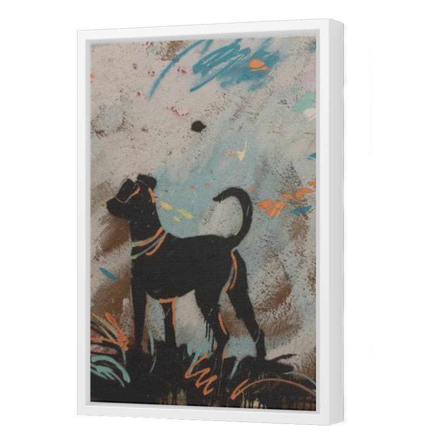 Thumbnail for Canvas - White Floating Frame