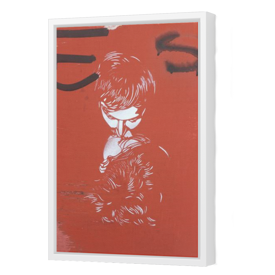 Thumbnail for Canvas - White Floating Frame