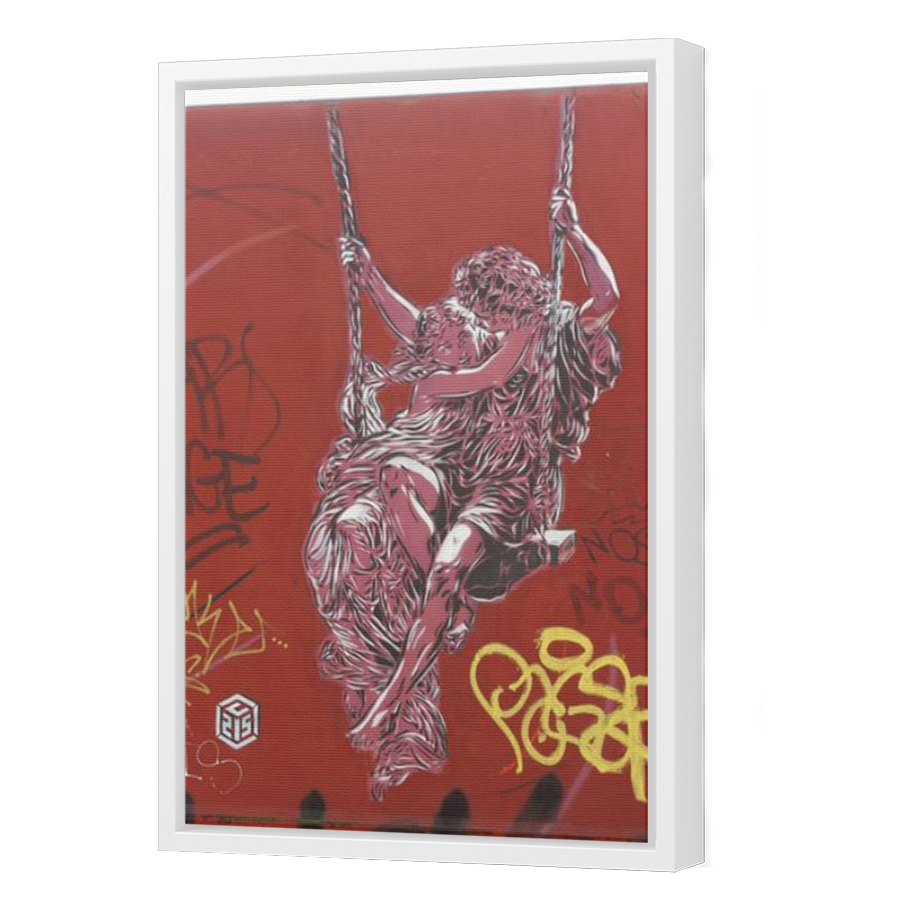 Thumbnail for Canvas - White Floating Frame