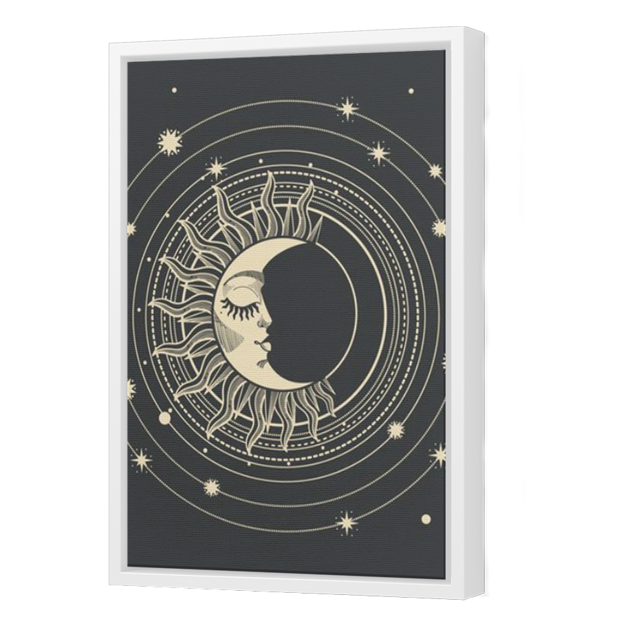 Thumbnail for Canvas - White Floating Frame