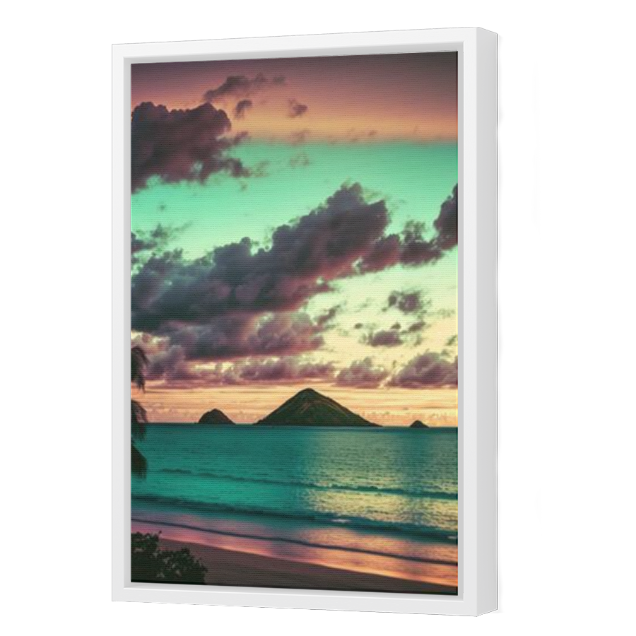 Thumbnail for Canvas - White Floating Frame
