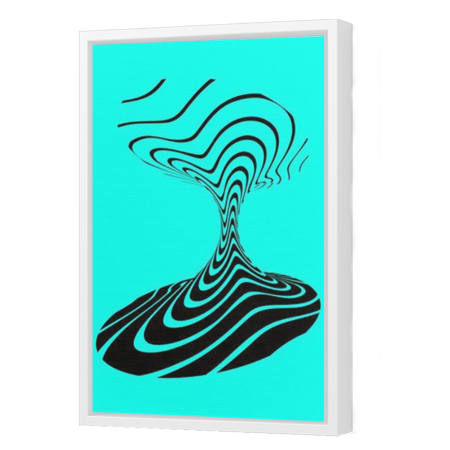 Thumbnail for Canvas - White Floating Frame