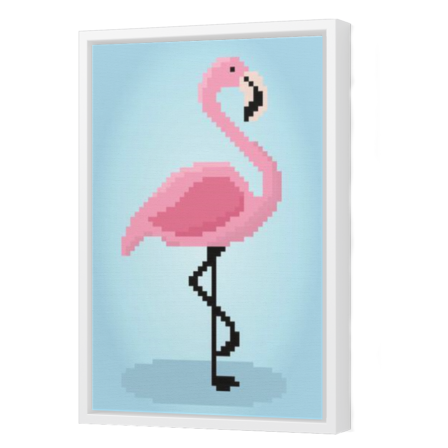 Thumbnail for Canvas - White Floating Frame