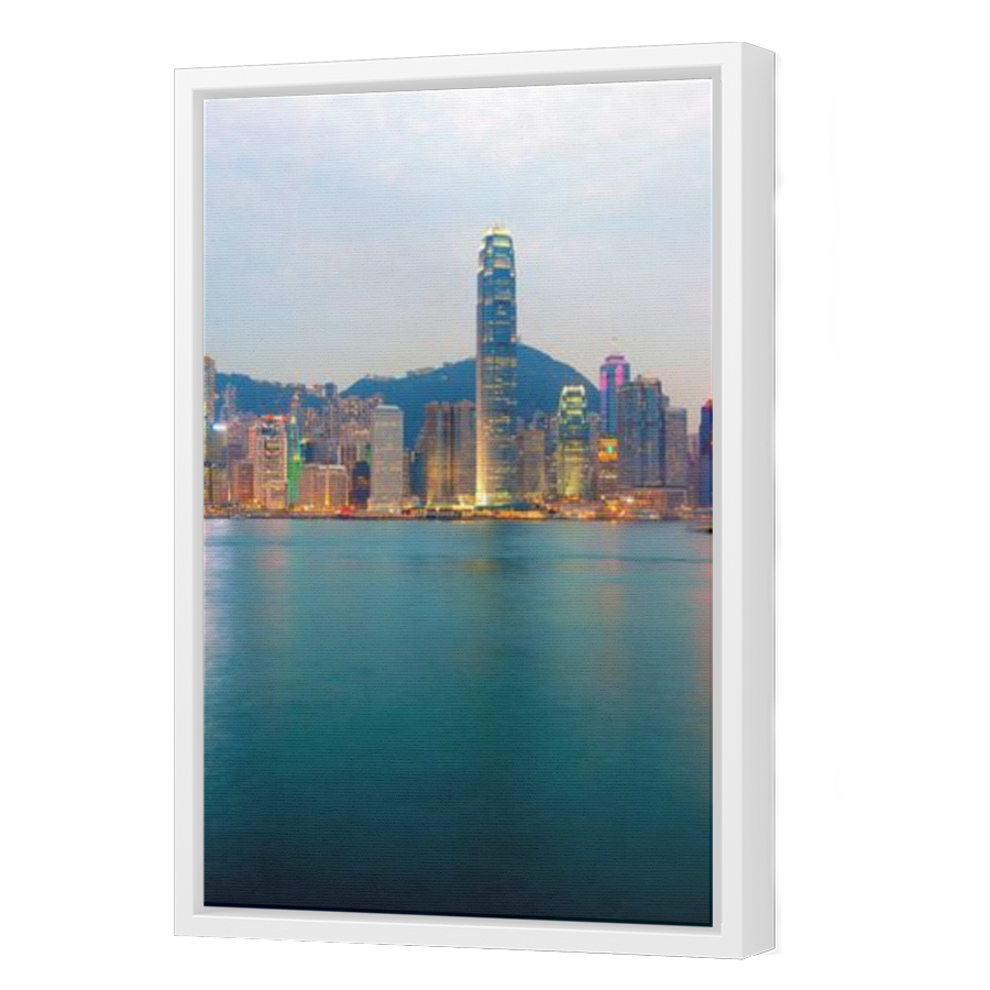 Thumbnail for Canvas - White Floating Frame
