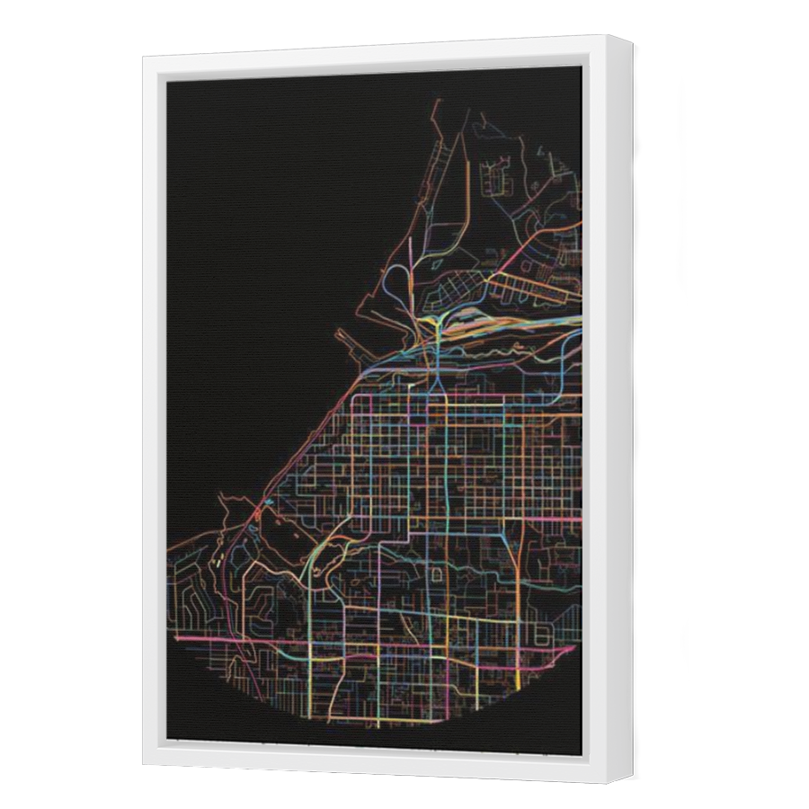 Thumbnail for Canvas - White Floating Frame