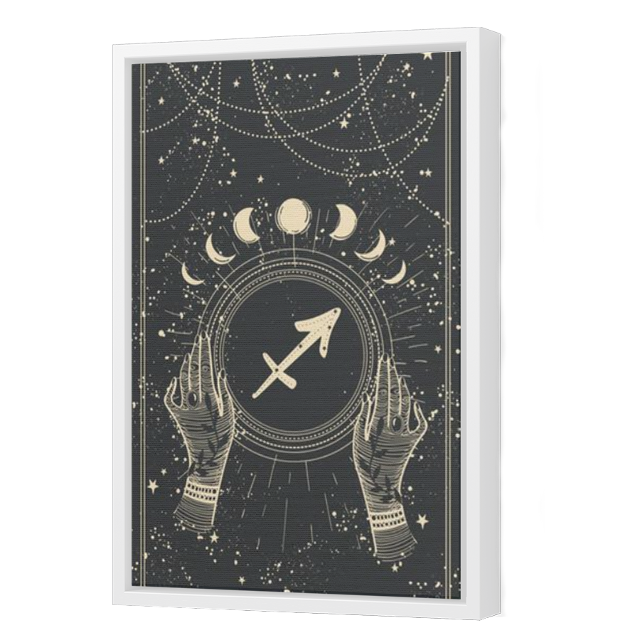 Thumbnail for Canvas - White Floating Frame