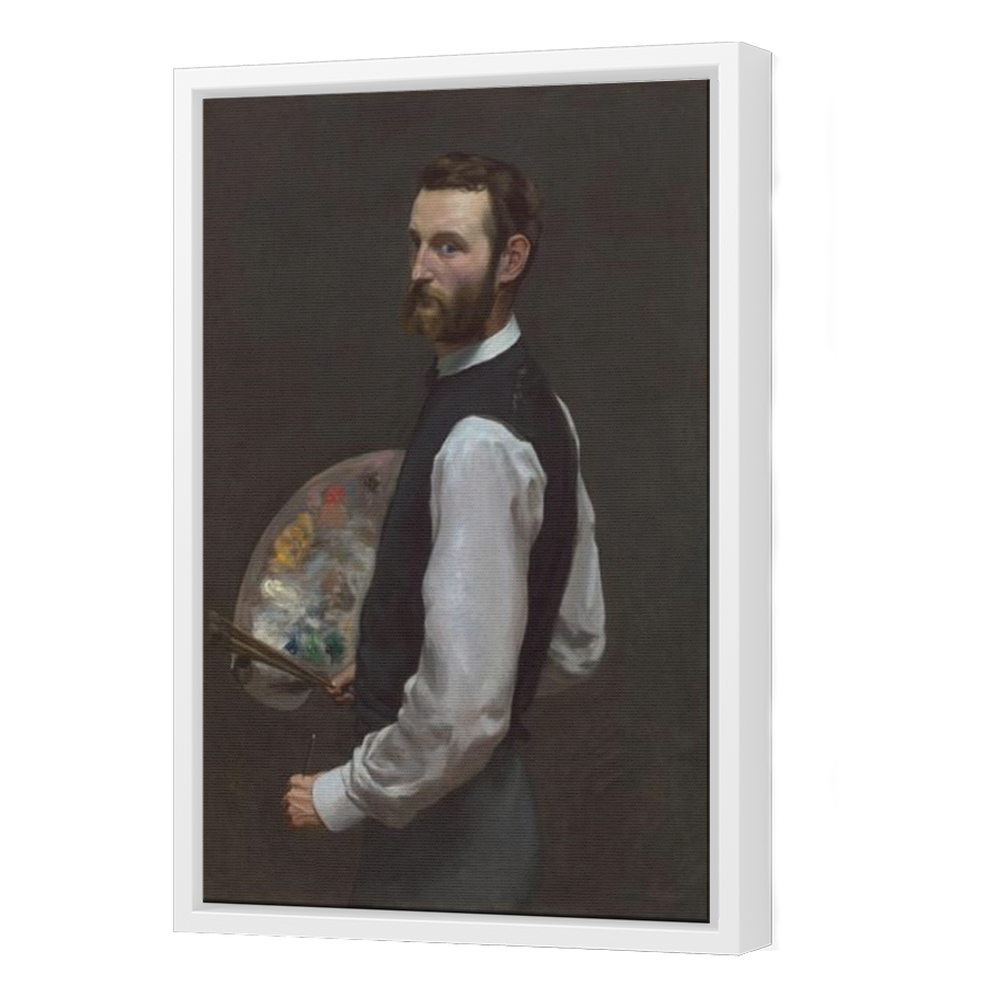 Thumbnail for Canvas - White Floating Frame