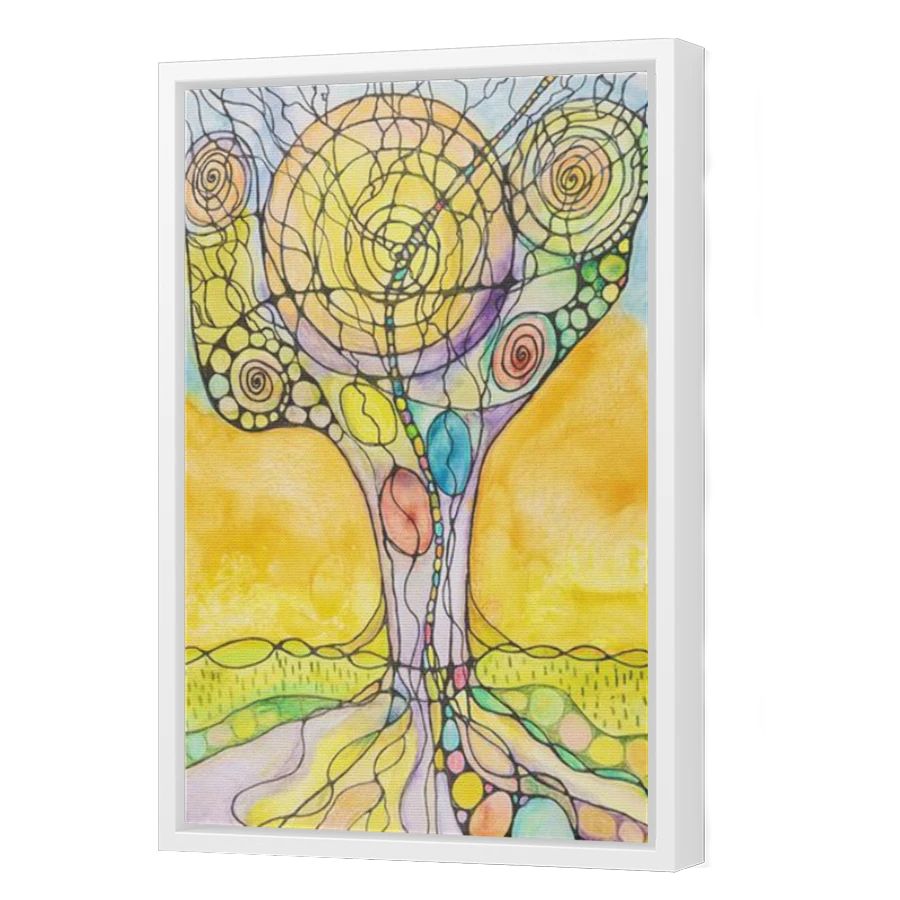 Thumbnail for Canvas - White Floating Frame