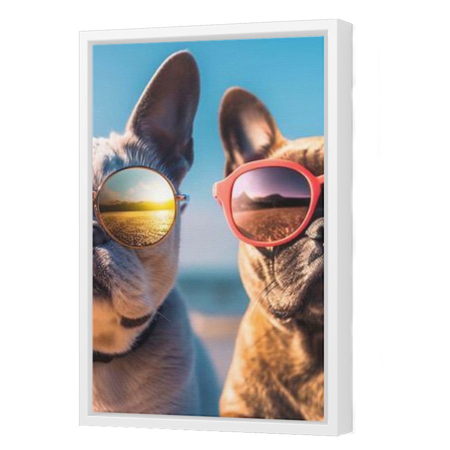 Thumbnail for Canvas - White Floating Frame