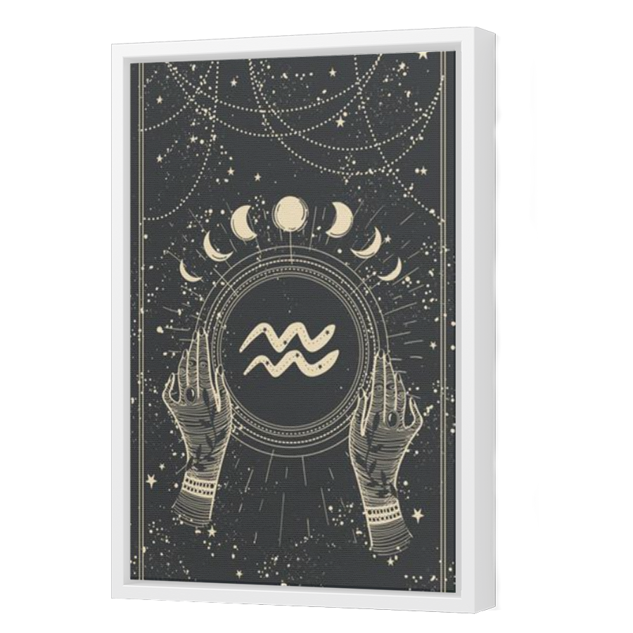 Thumbnail for Canvas - White Floating Frame